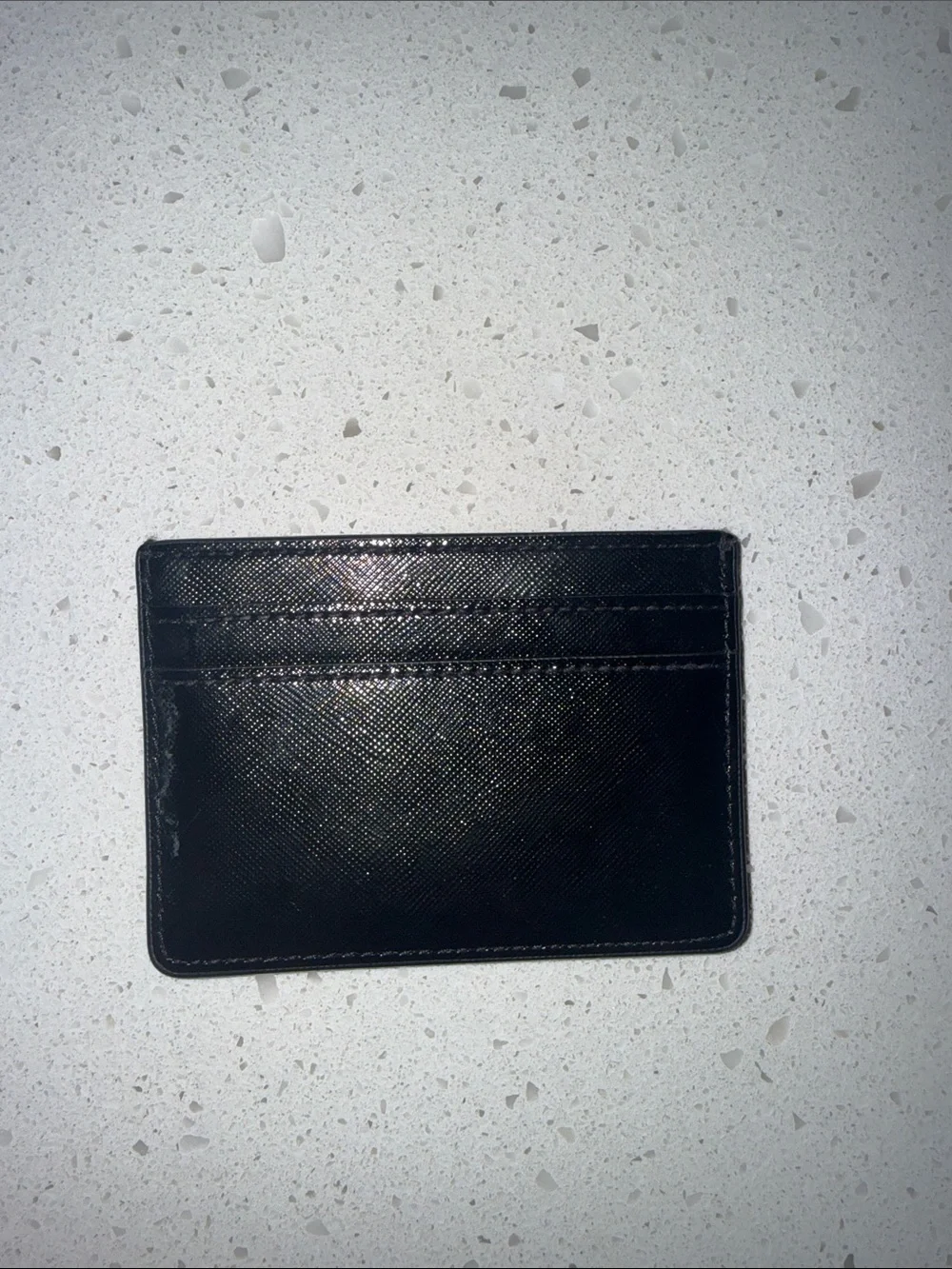 Marc Jacobs Black Leather Slim Card Holder